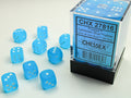Frosted Caribbean Blue/White 36D6 12mm