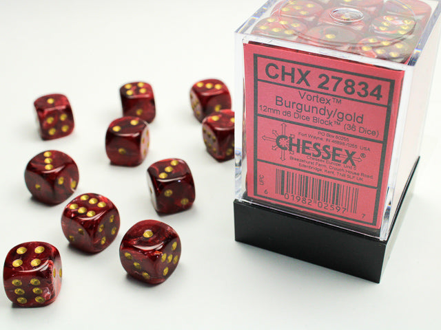 Vortex Burgundy/Gold 36D6 12mm