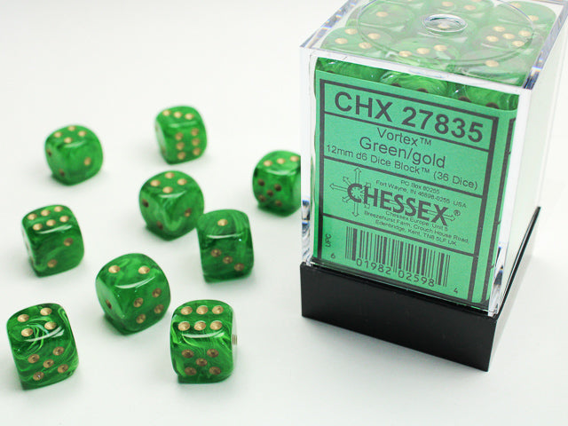 Vortex Green/Gold 36D6 12mm