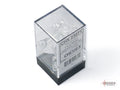 Translucent Clear/White Polyhedral 7-Dice Set