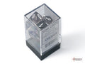 Translucent Smoke/White Polyhedral 7-Dice Set