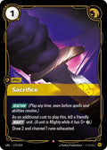 Sacrifice