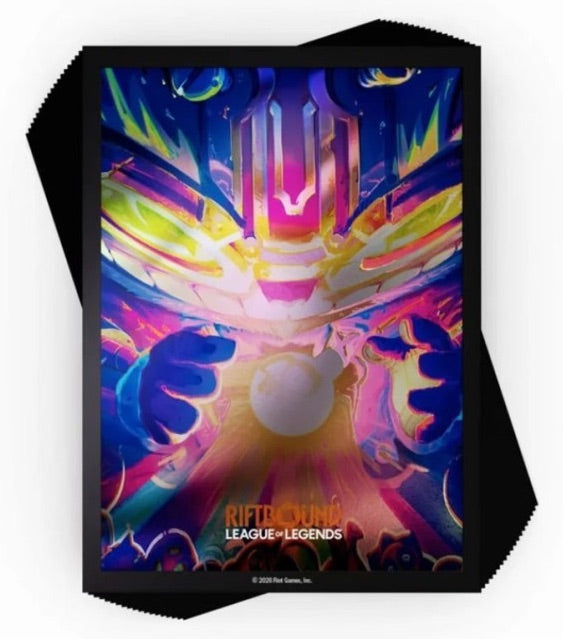 100 Sleeves Radiance - Ziggs - Riftbound: League of Legends