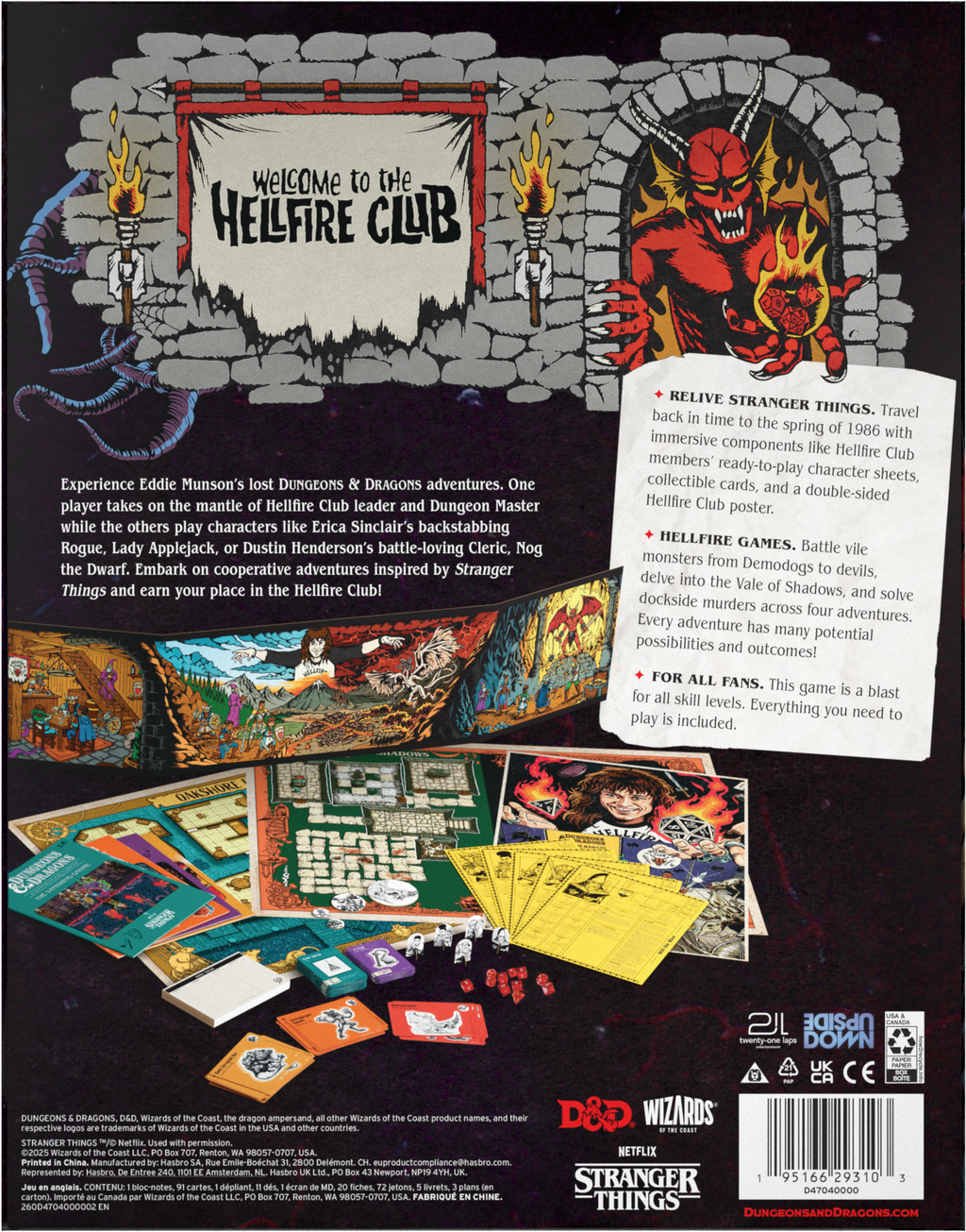 Stranger Things Welcome to the Hellfire Club