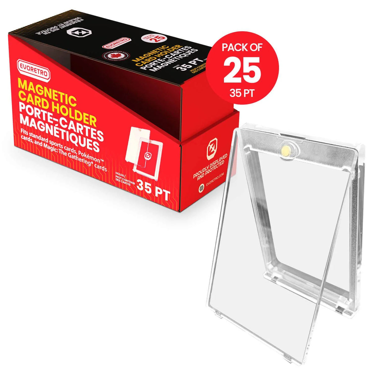 Evoretro Magnetic Card Holder (25CT)