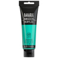 Basics Acrylic 118ml Tube, Bright Aqua Green