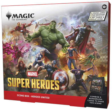 Super Heroes Scene Box Heroes United