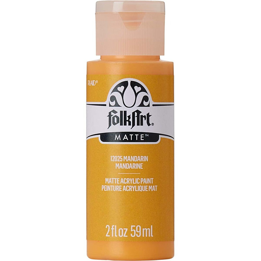 FolkArt Matte Acrylic Paint, 2 oz. - Mandarin