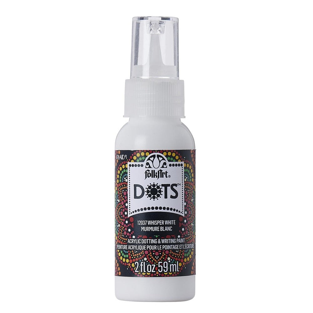 FolkArt Dots Acrylic Paint, 2 oz. - Whisper White