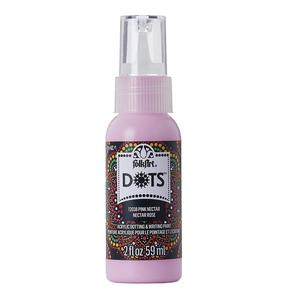 FolkArt Dots Acrylic Paint, 2 oz. - Pink Nectar