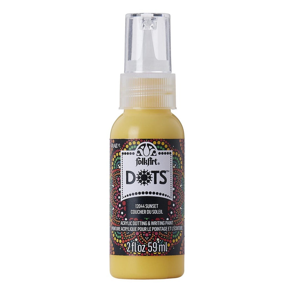FolkArt Dots Acrylic Paint, 2 oz. - Sunset