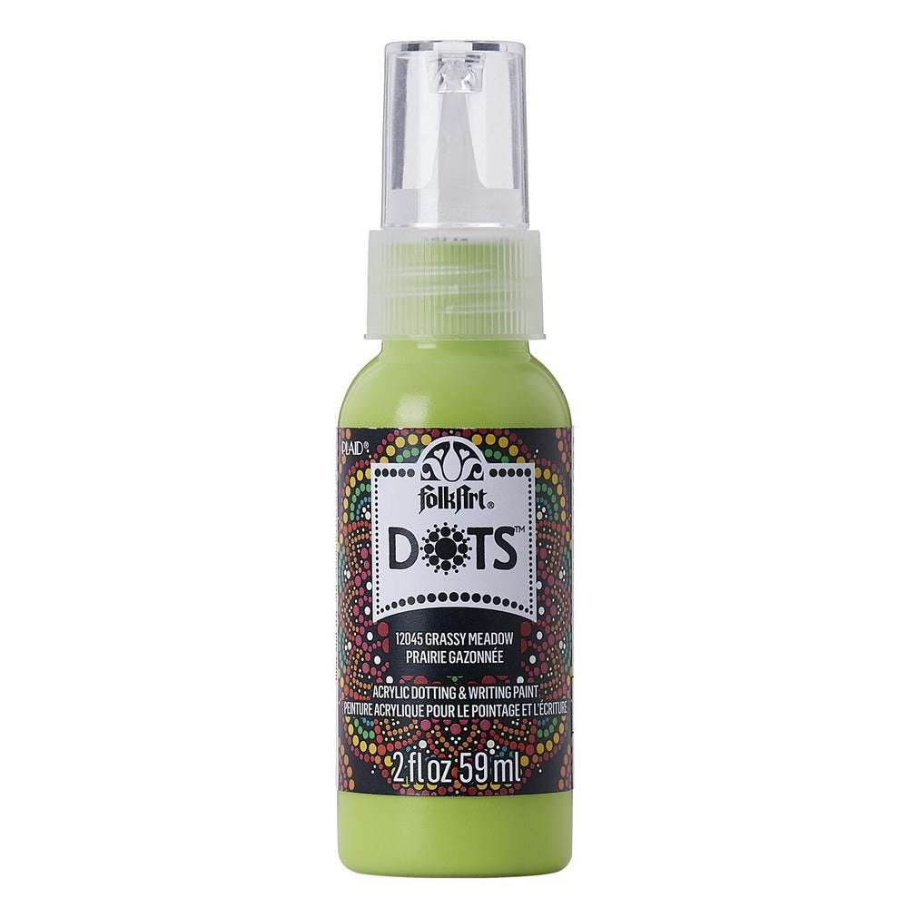 FolkArt Dots Acrylic Paint, 2 oz. - Grassy Meadow