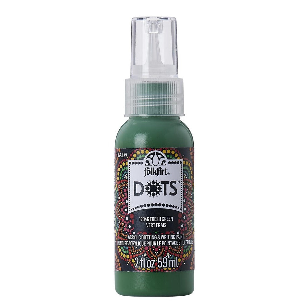 FolkArt Dots Acrylic Paint, 2 oz. - Fresh Green