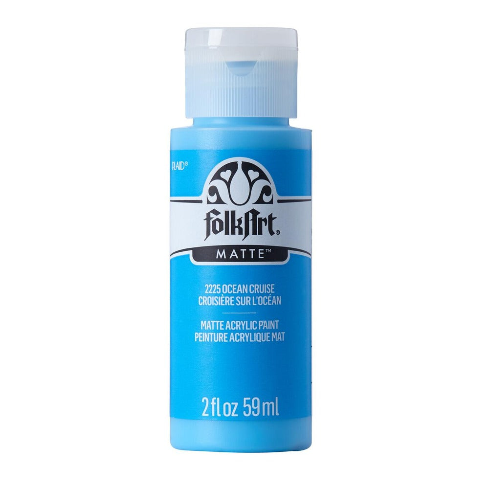 FolkArt Matte Acrylic Paint, 2 oz. - Ocean Cruise