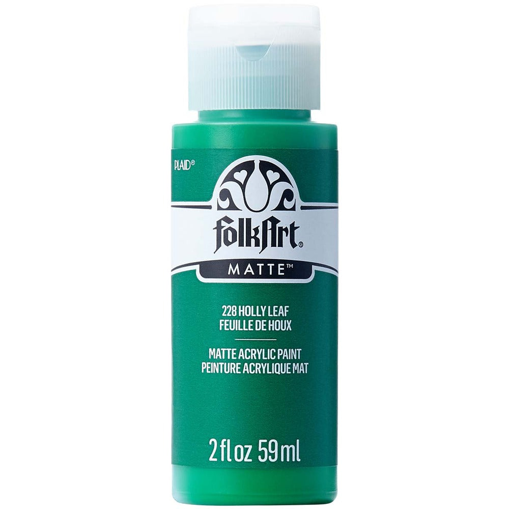 FolkArt Matte Acrylic Paint, 2 oz. - Holly Leaf