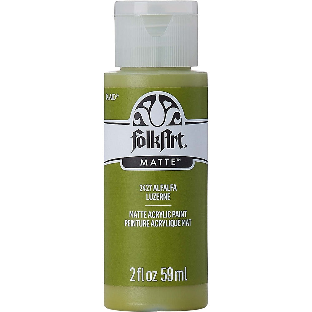 FolkArt Matte Acrylic Paint, 2 oz. - Alfalfa