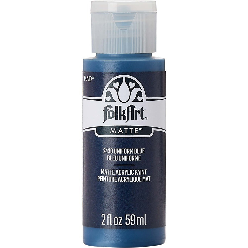 FolkArt Matte Acrylic Paint, 2 oz. - Uniform Blue