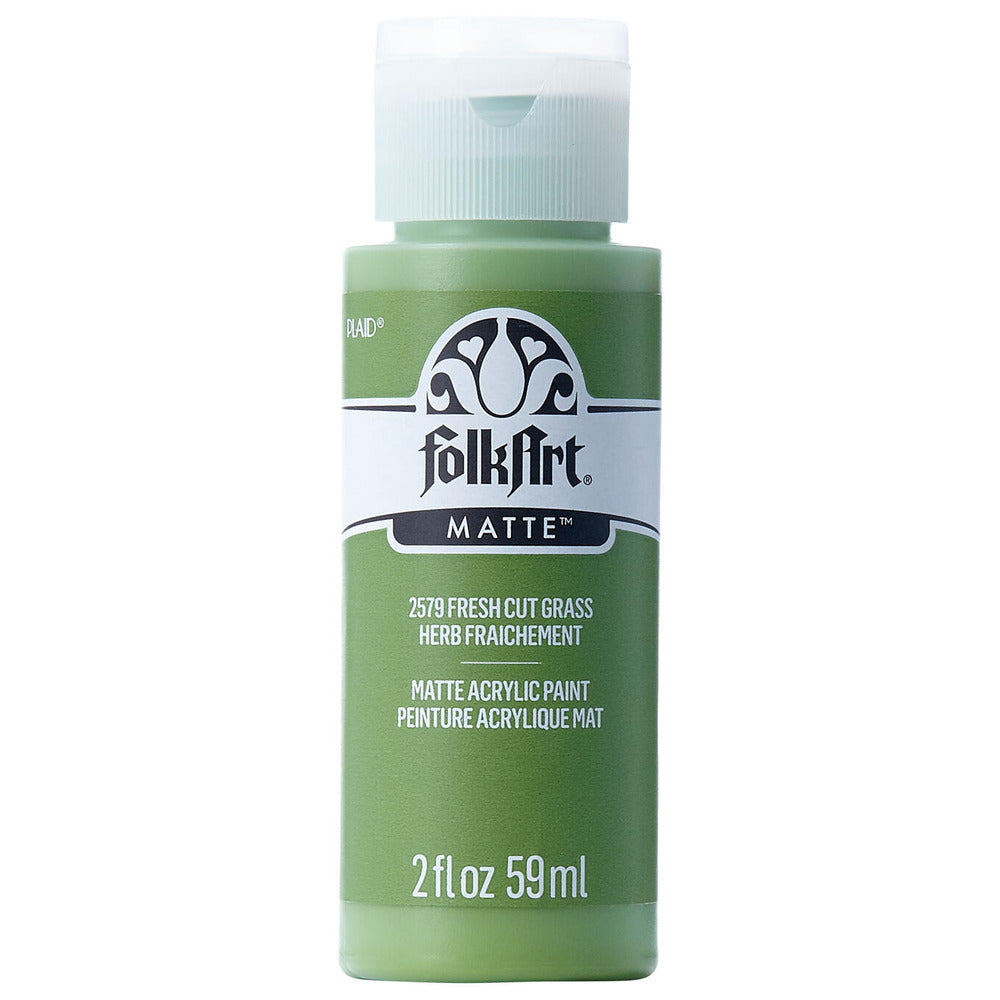 FolkArt Matte Acrylic Paint, 2 oz. - Fresh Cut Grass