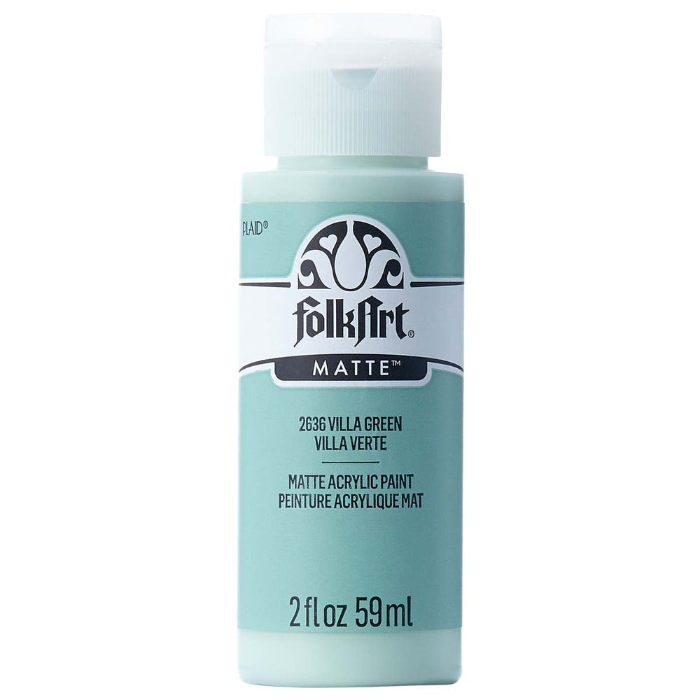 FolkArt Matte Acrylic Paint, 2 oz. - Villa Green