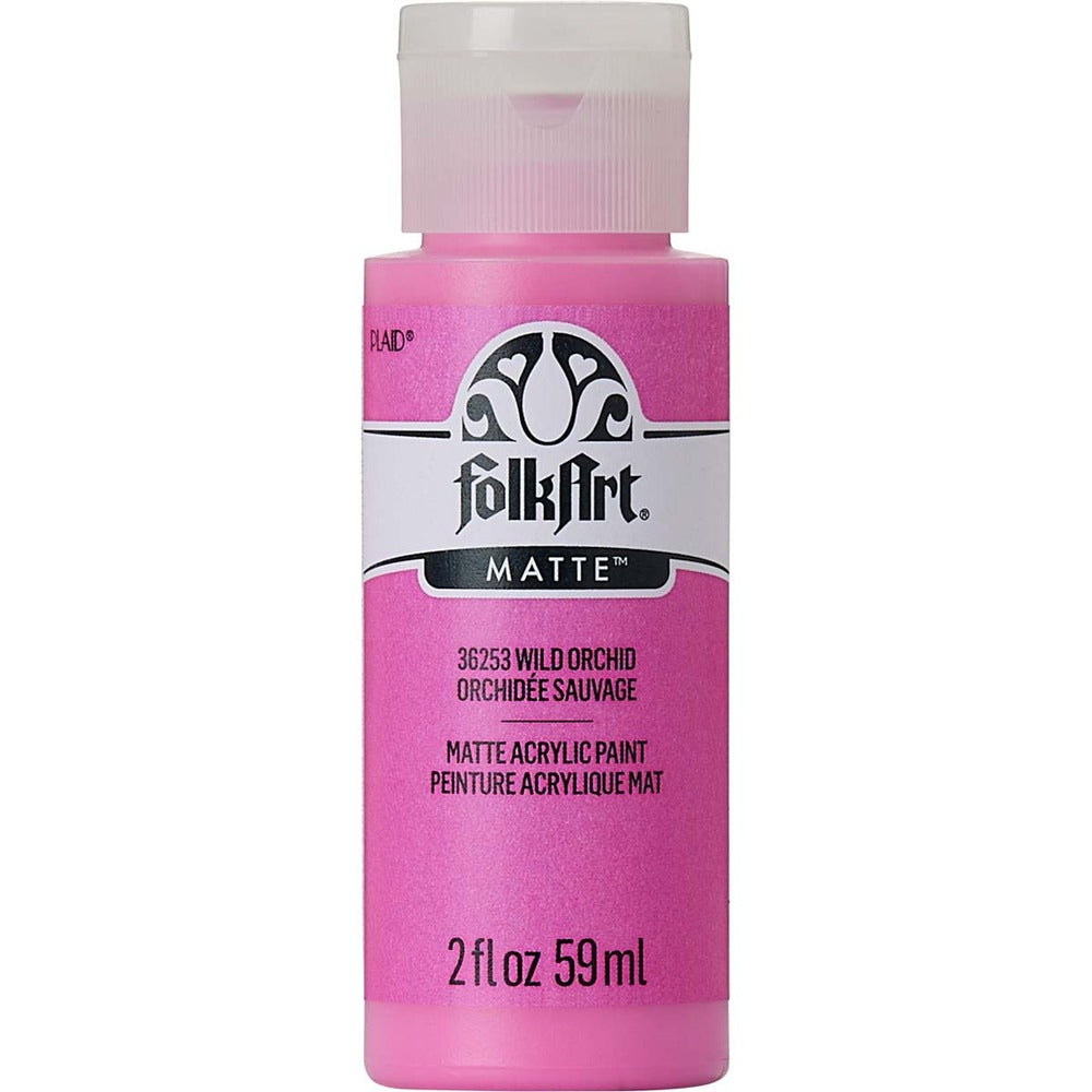 FolkArt Matte Acrylic Paint, 2 oz. - Wild Orchid