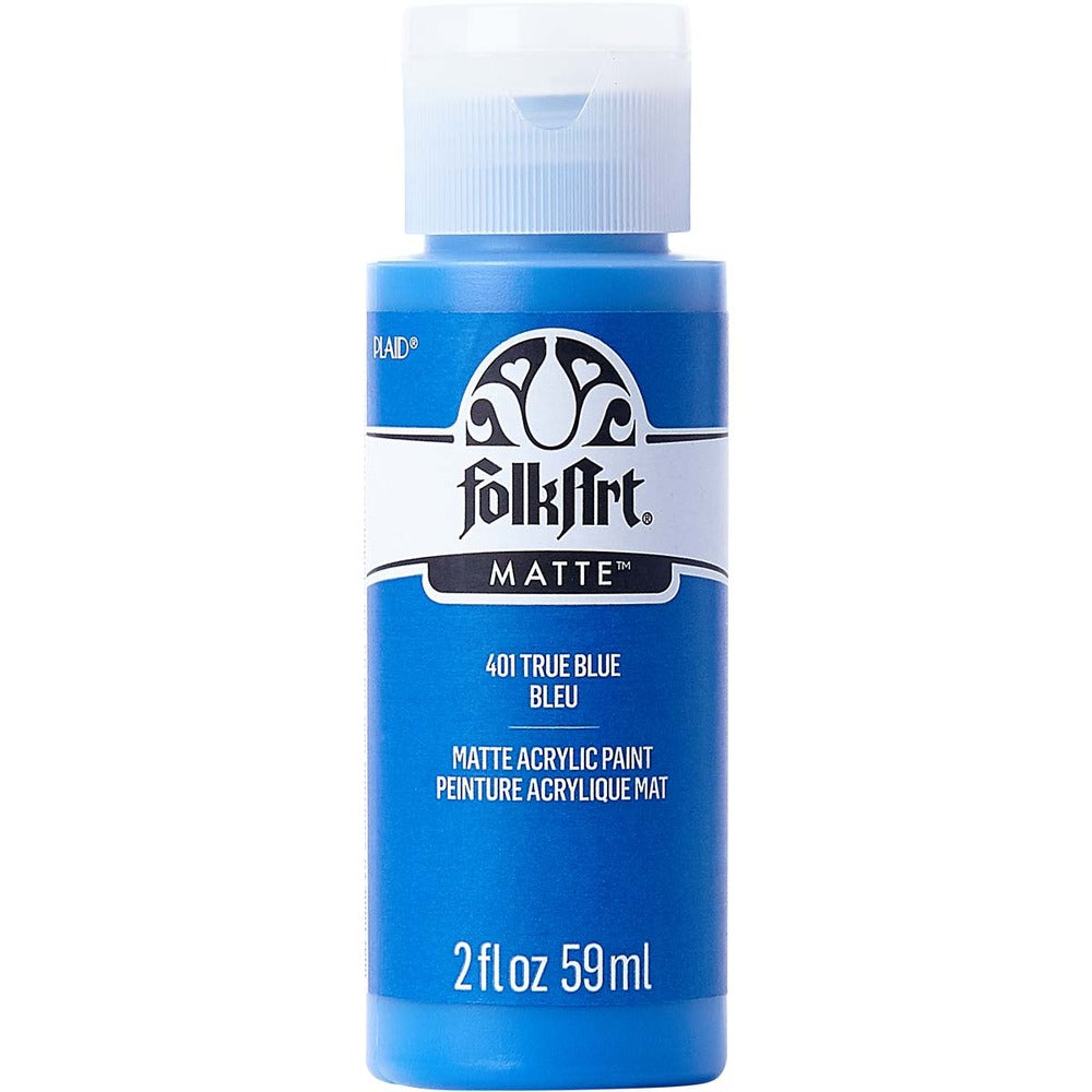 FolkArt Matte Acrylic Paint, 2 oz. - True Blue