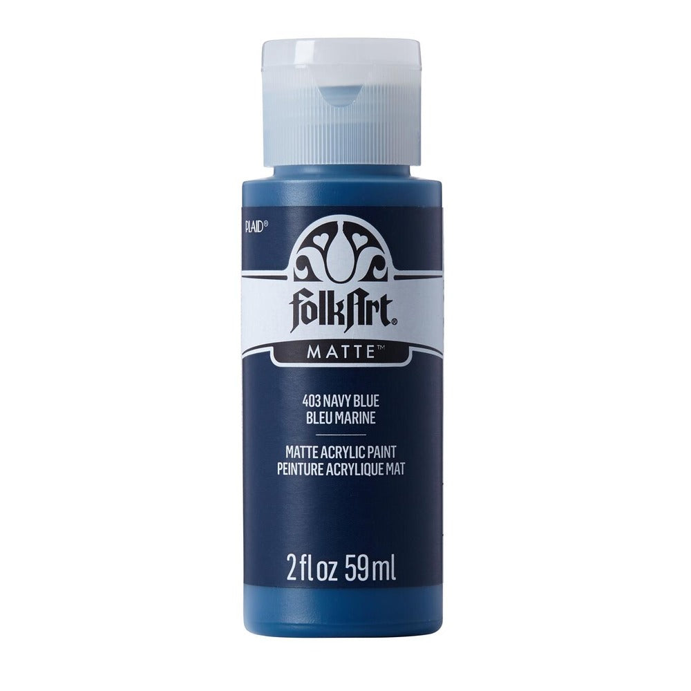 FolkArt Matte Acrylic Paint, 2 oz. - Navy Blue