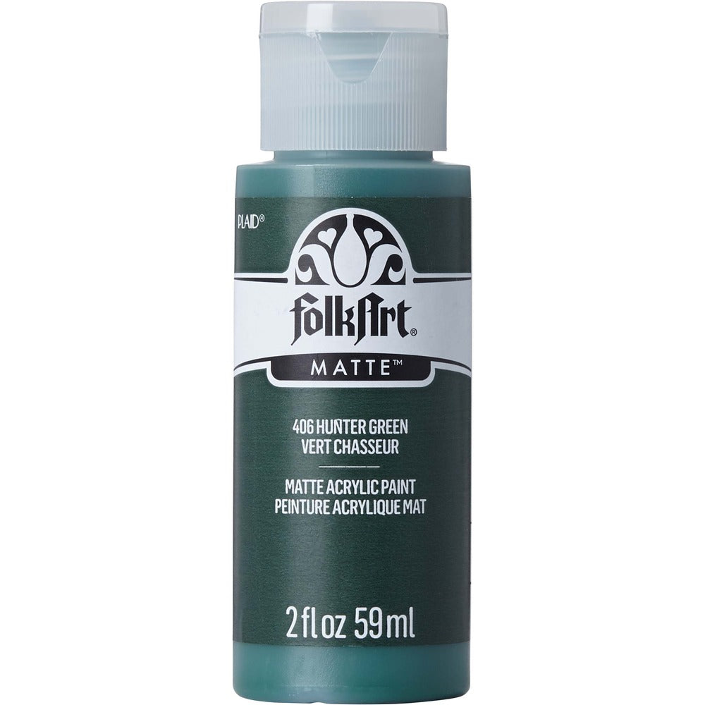 FolkArt Matte Acrylic Paint, 2 oz. - Hunter Green
