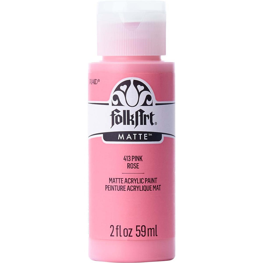 FolkArt Matte Acrylic Paint, 2 oz. - Pink