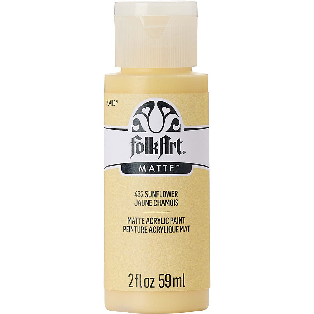 FolkArt Matte Acrylic Paint, 2 oz. - Sunflower