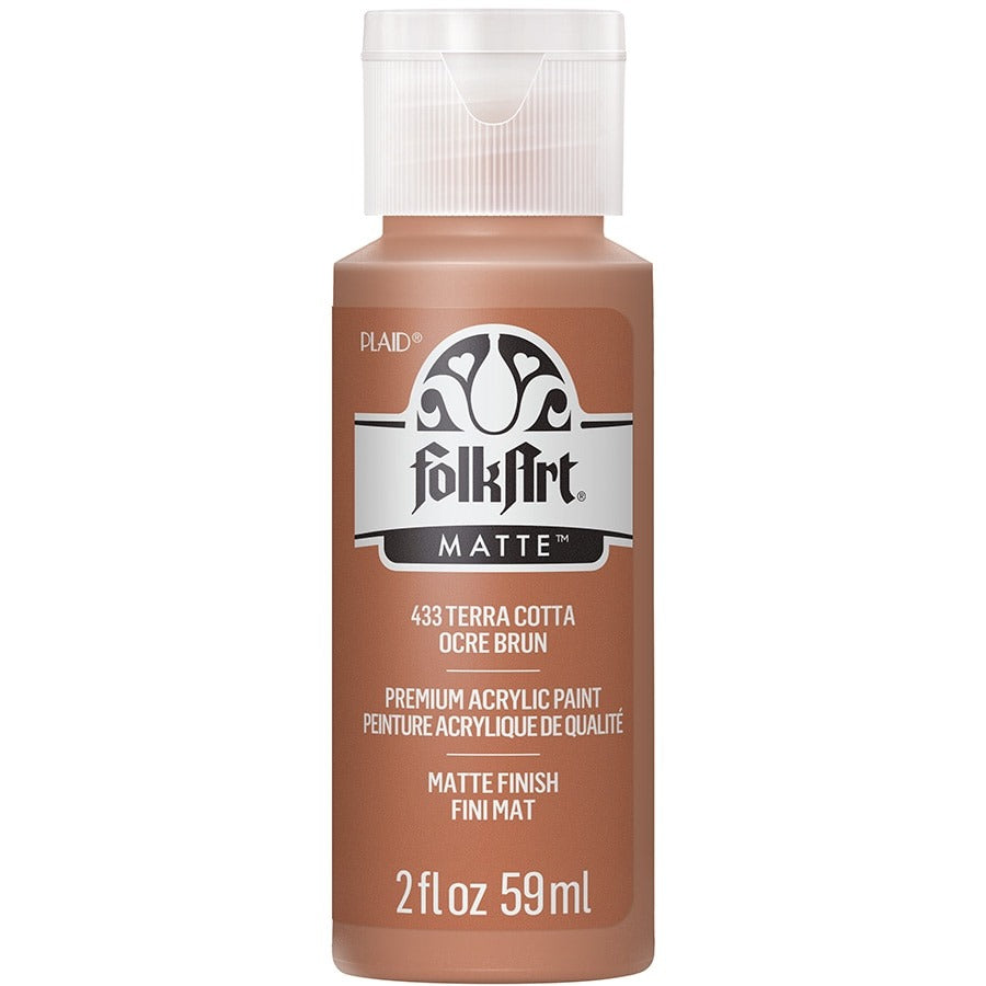 FolkArt Matte Acrylic Paint, 2 oz. - Terra Cotta