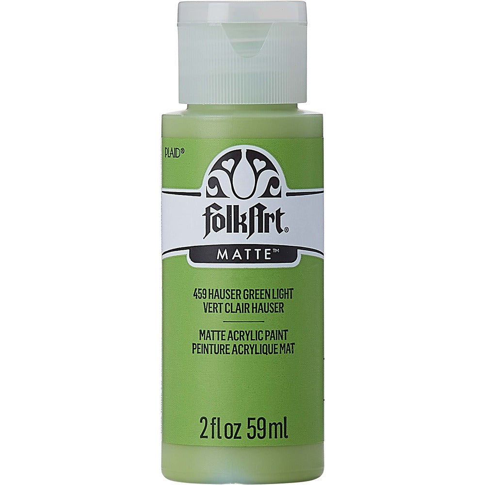 FolkArt Matte Acrylic Paint, 2 oz. - Hauser Green Light