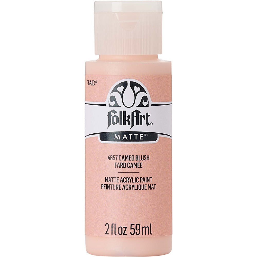 FolkArt Matte Acrylic Paint, 2 oz. - Cameo Blush
