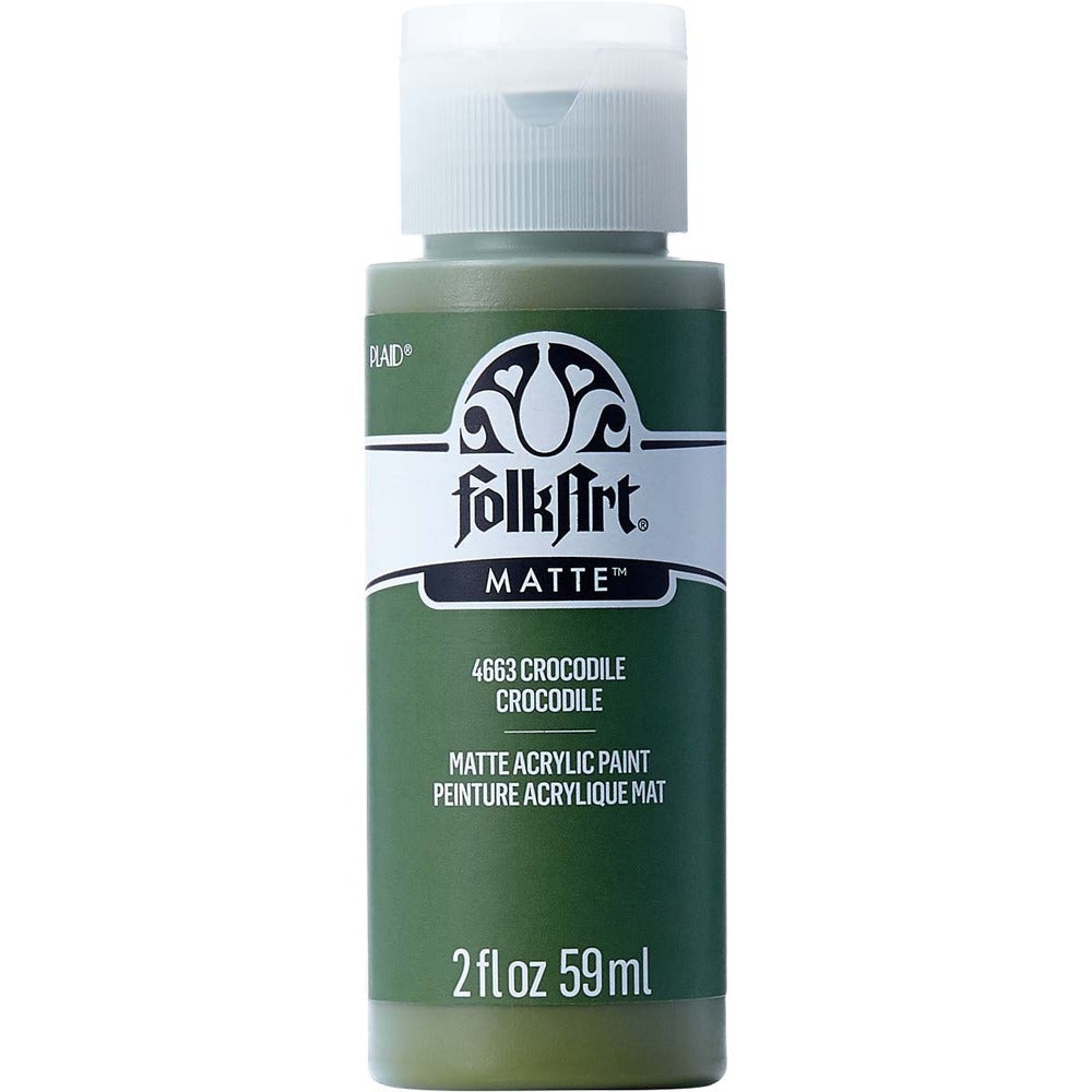 FolkArt Matte Acrylic Paint, 2 oz. - Crocodile