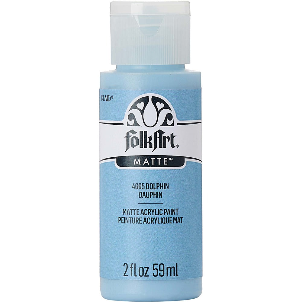 FolkArt Matte Acrylic Paint, 2 oz. - Dolphin