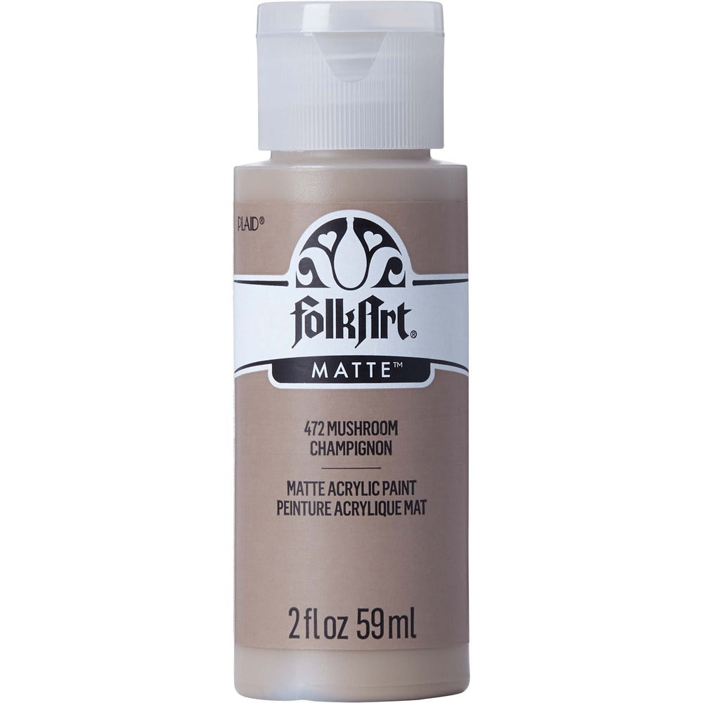 FolkArt Matte Acrylic Paint, 2 oz. - Mushroom