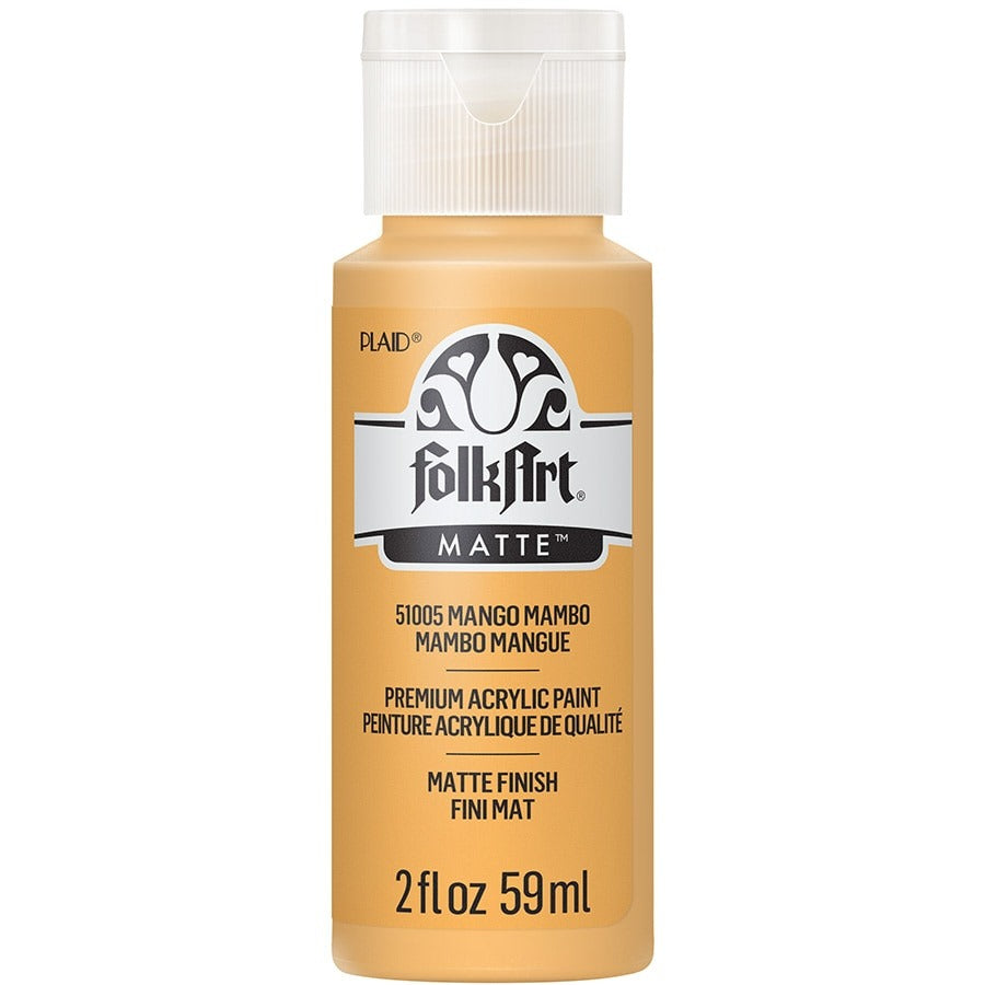 FolkArt Matte Acrylic Paint, 2 oz. - Mango Mambo