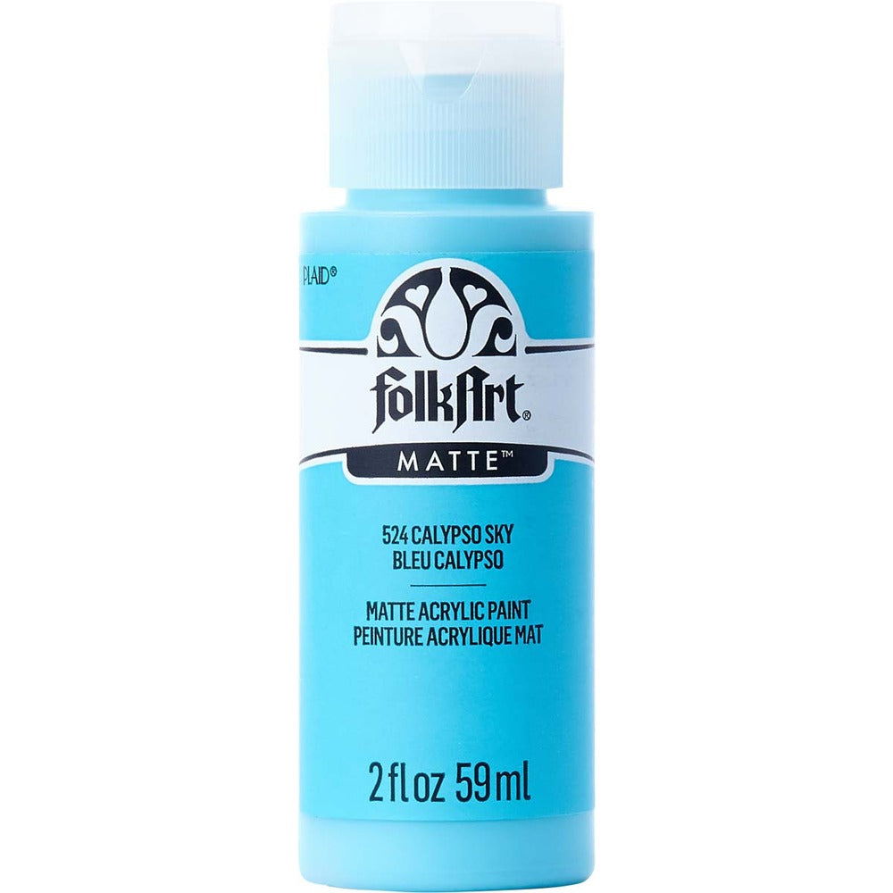 FolkArt Matte Acrylic Paint, 2 oz. - Calypso Sky