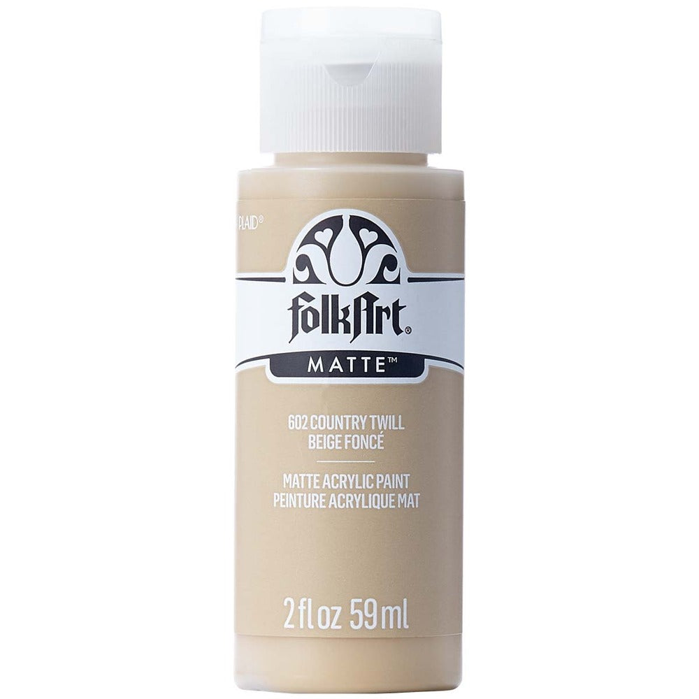 FolkArt Matte Acrylic Paint, 2 oz. - Country Twill