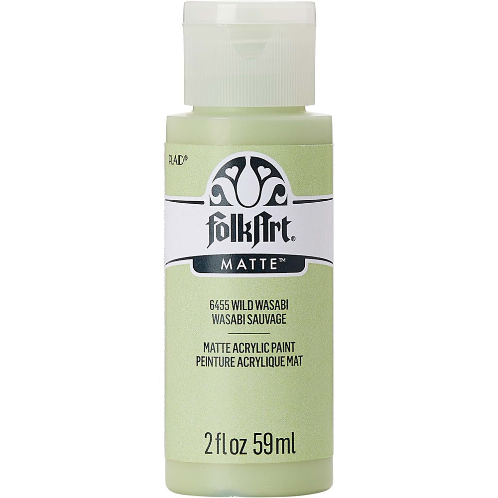 FolkArt Matte Acrylic Paint, 2 oz. - Wild Wasabi