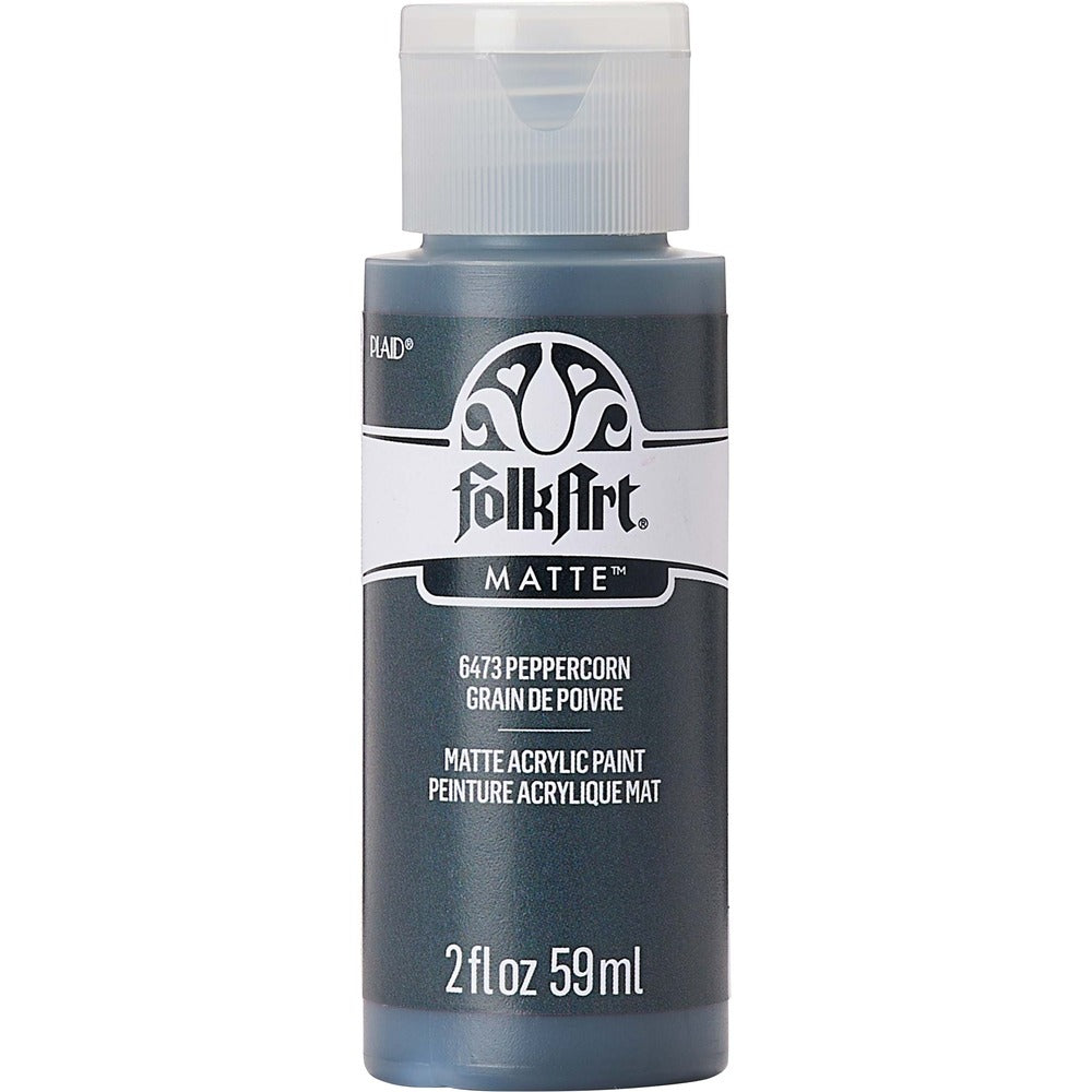 FolkArt Matte Acrylic Paint, 2 oz. - Peppercorn