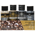 FolkArt Multi-Surface Metallic & Glitterific Dazzle Acrylic Paint Set (4 Colors)