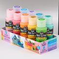 FolkArt Multi-Surface Satin Acrylic Paint Set, Brights (10 Colors)