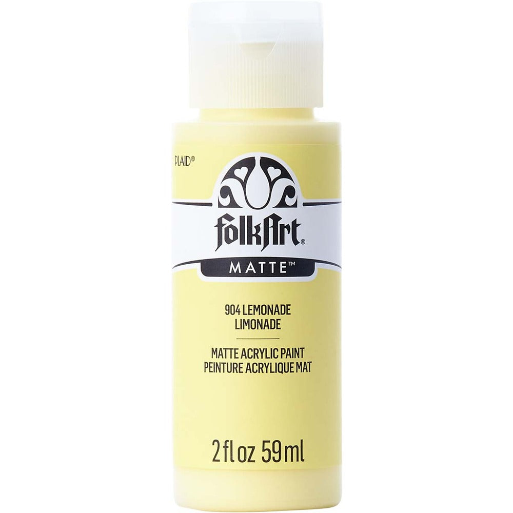 FolkArt Matte Acrylic Paint, 2 oz. - Lemonade