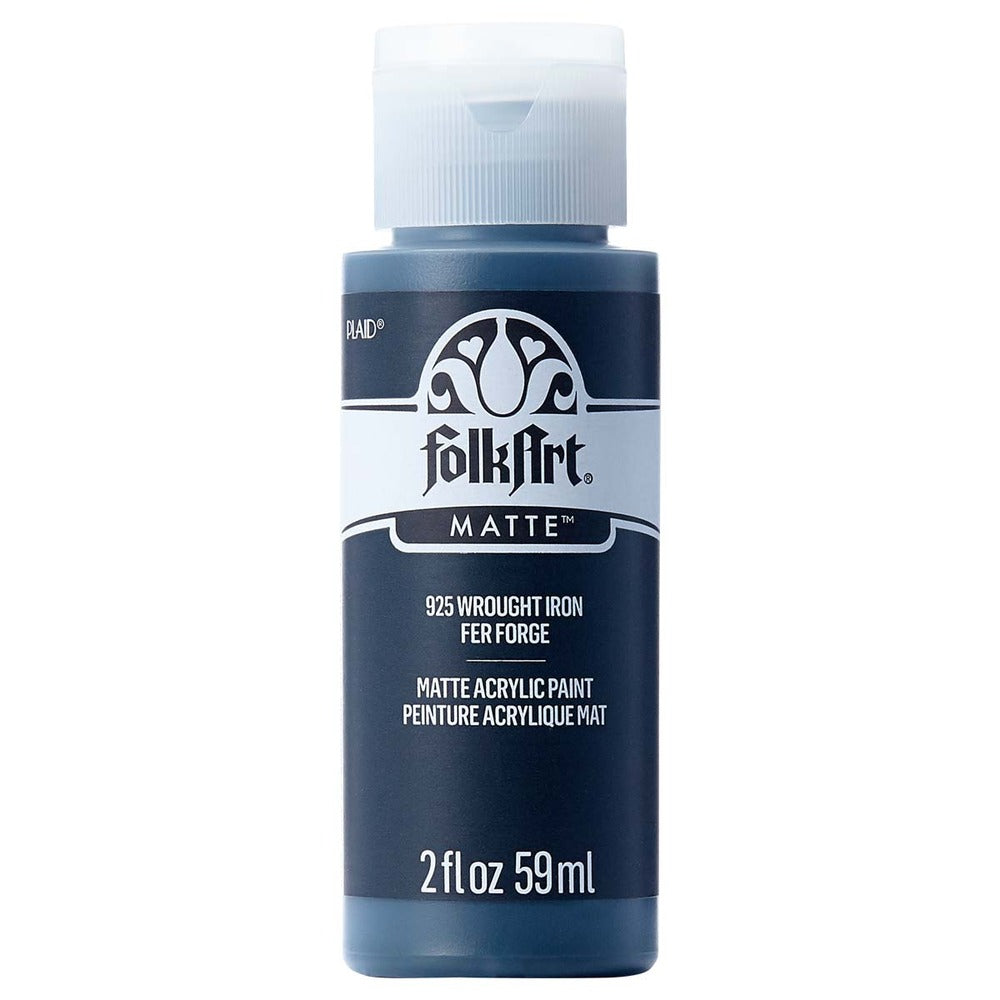 FolkArt Matte Acrylic Paint, 2 oz. - Wrought Iron