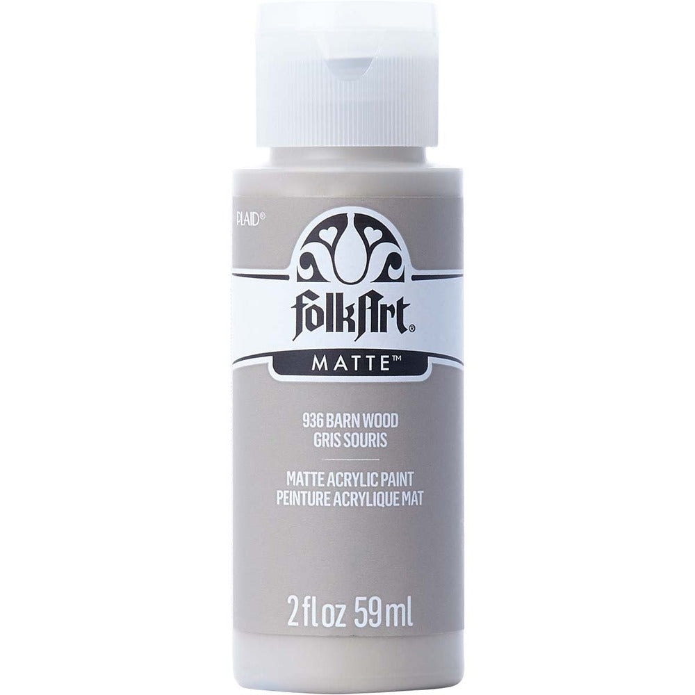 FolkArt Matte Acrylic Paint, 2 oz. - Barn Wood