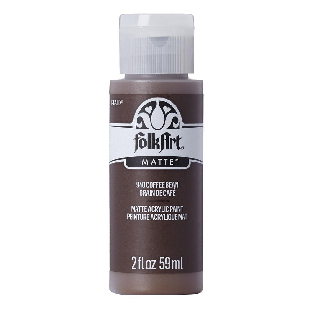 FolkArt Matte Acrylic Paint, 2 oz. - Coffee Bean