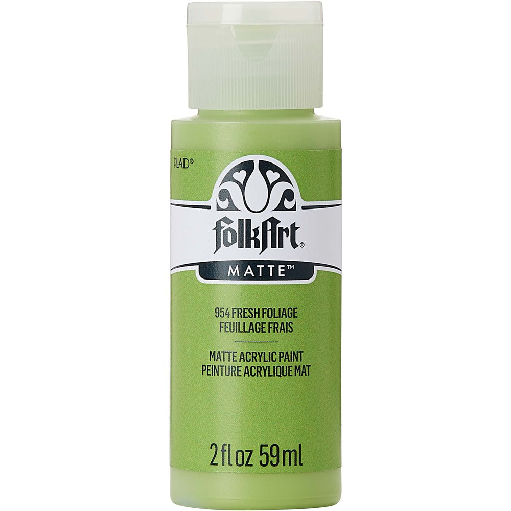 FolkArt Matte Acrylic Paint, 2 oz. - Fresh Foliage