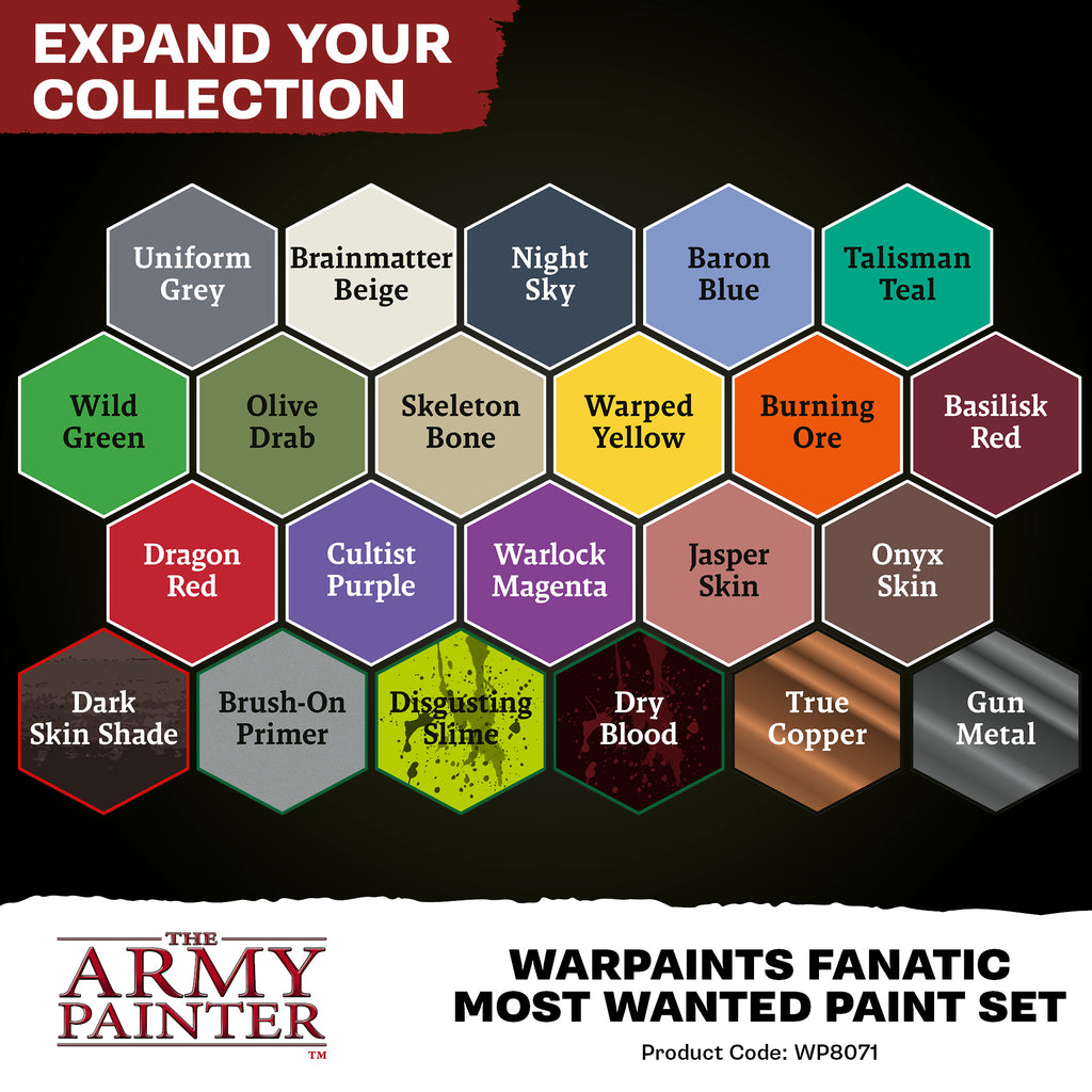 Fanatic Most Wanted Paint Set