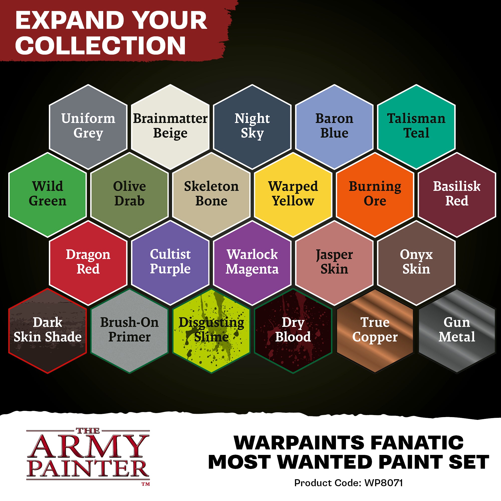 Fanatic Most Wanted Paint Set