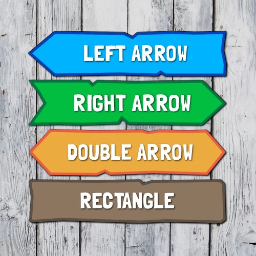 Hanging Direction Sign
